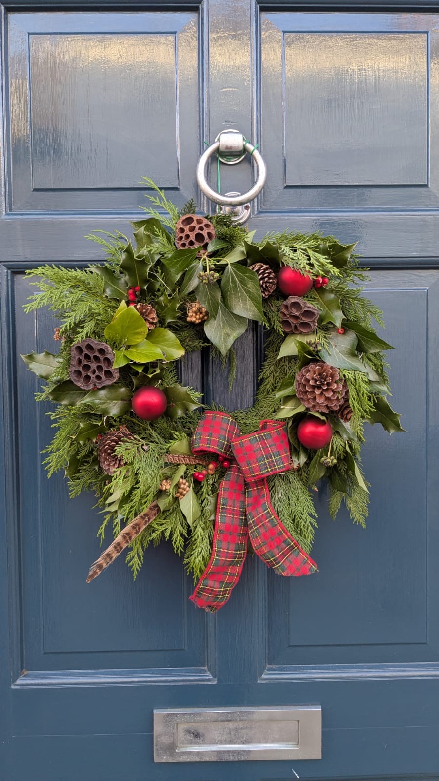Atelier couronne de Noël