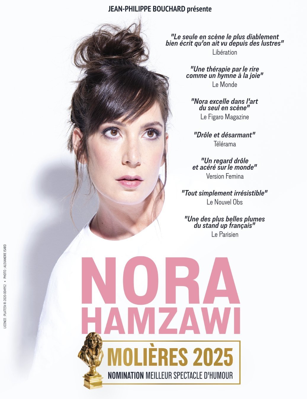 Nora Hamzawi au Cirque d'Amiens.